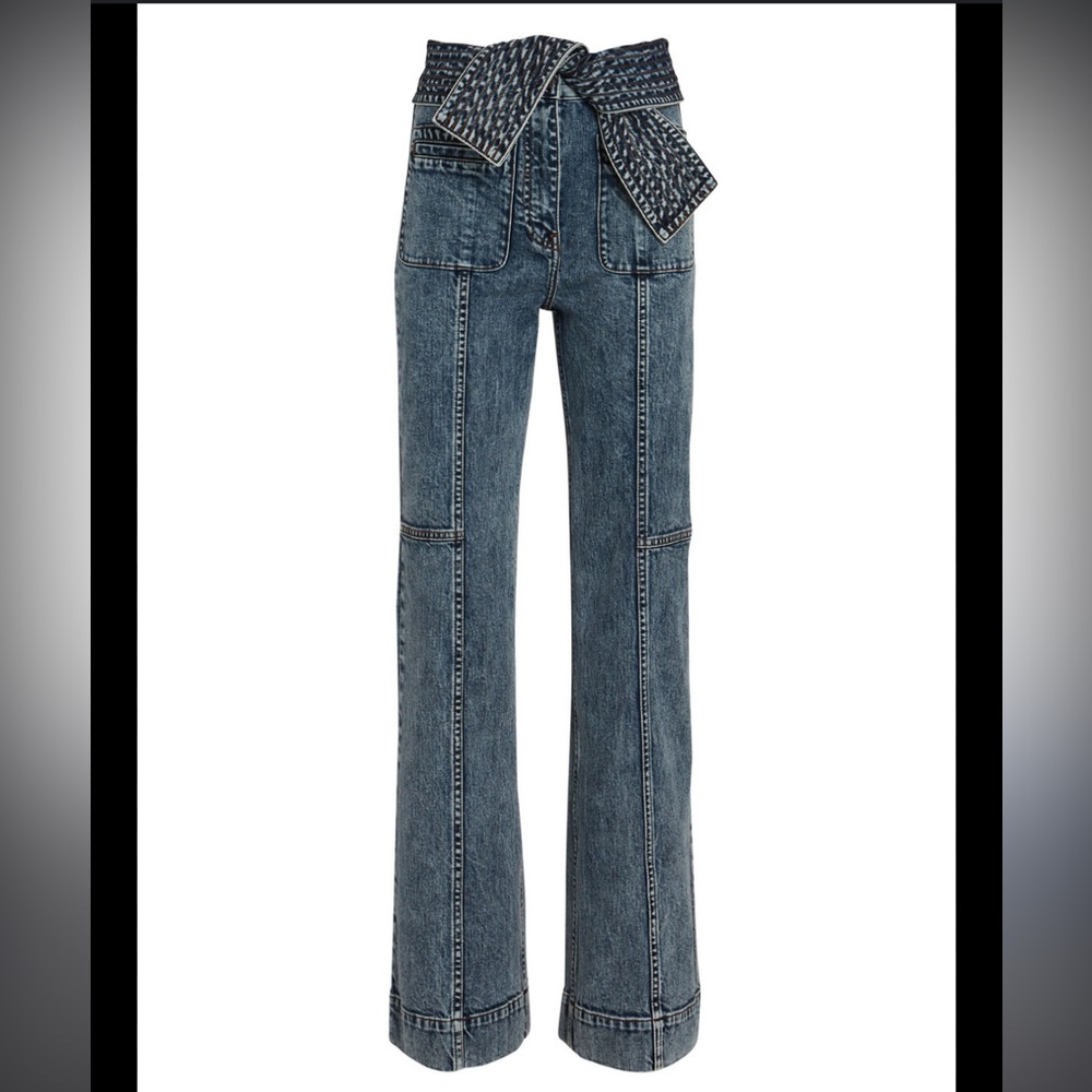 Ulla Johnson Wade Tie Waist Jeans